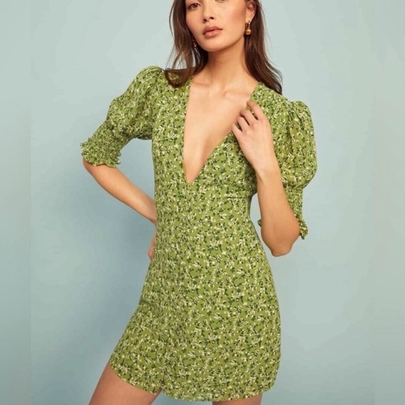 Reformation Alison Dress in Samantha NWT - Picture 2 of 3